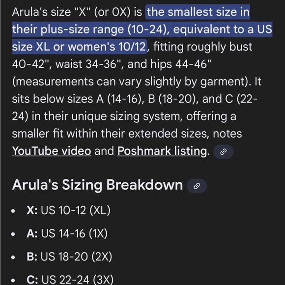 Arula Black Skort size X (xl) - Picture 8 of 8